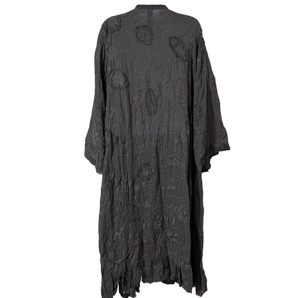 Magnolia Pearl Boho Embroidered/Appliqué Midi Kimono O/S - Picture 3 of 14